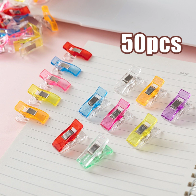 50 pcs Penjepit Kain Jahit Wonder Clip Penjepit Plastik