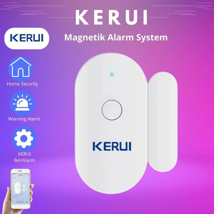KERUI TUYA Smart Wifi Sensor Pintu Jendela ALexa Google Home APP