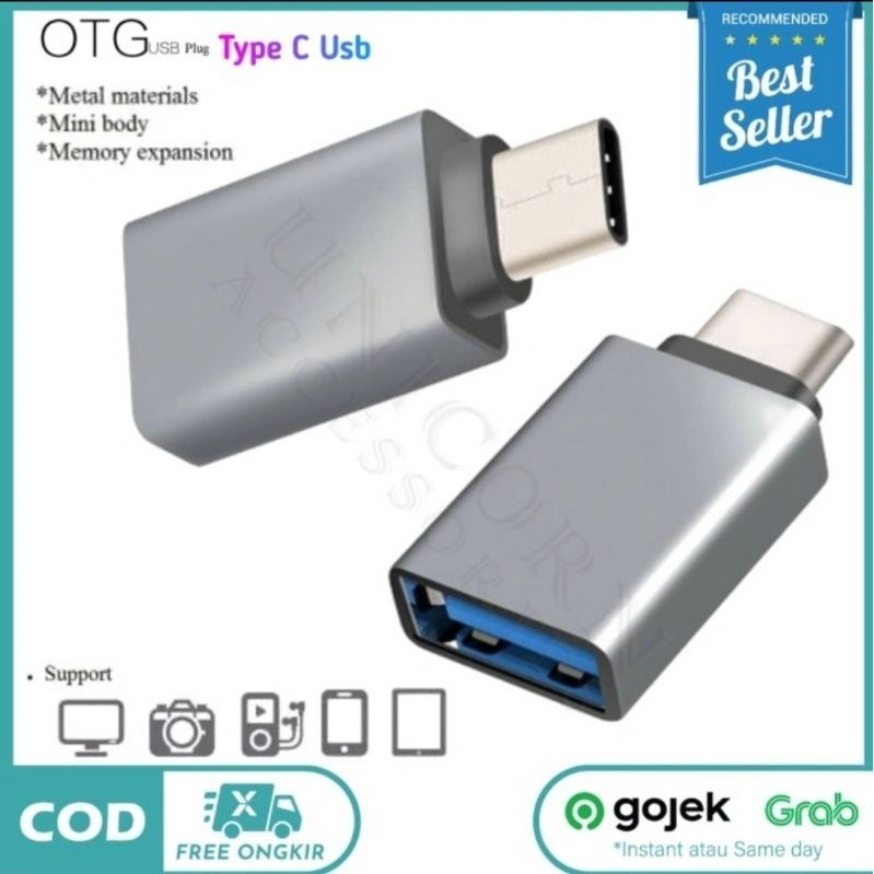 OTG USB To TYPE C 3.0 Spliter Android Connector Flash Driver Konektor Flas Disk