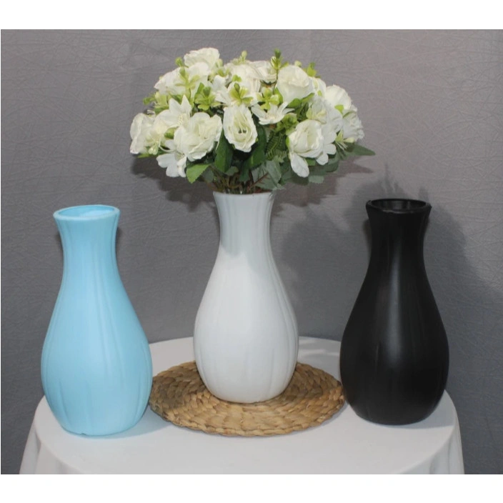 VAS BUNGA SATURNUS - Vas Tanaman Aesthetic Plastik Motif Cantik untuk Dekorasi Meja & Ruang Tamu