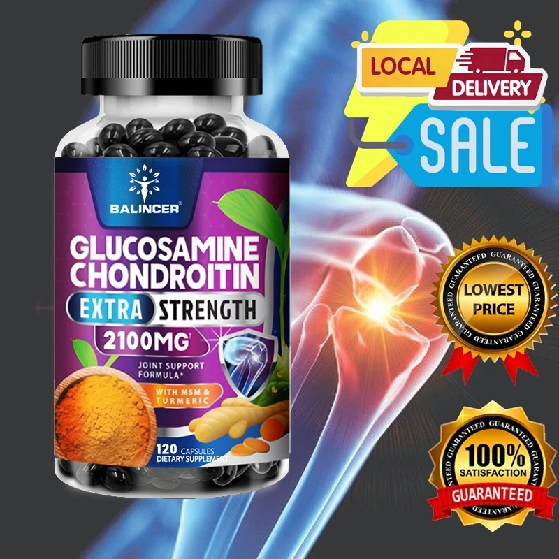 Glucosamine Chondroitin MSM Turmeric - Joint Support Supplement for Joint Health and Joint Function Support - 120 Capsules