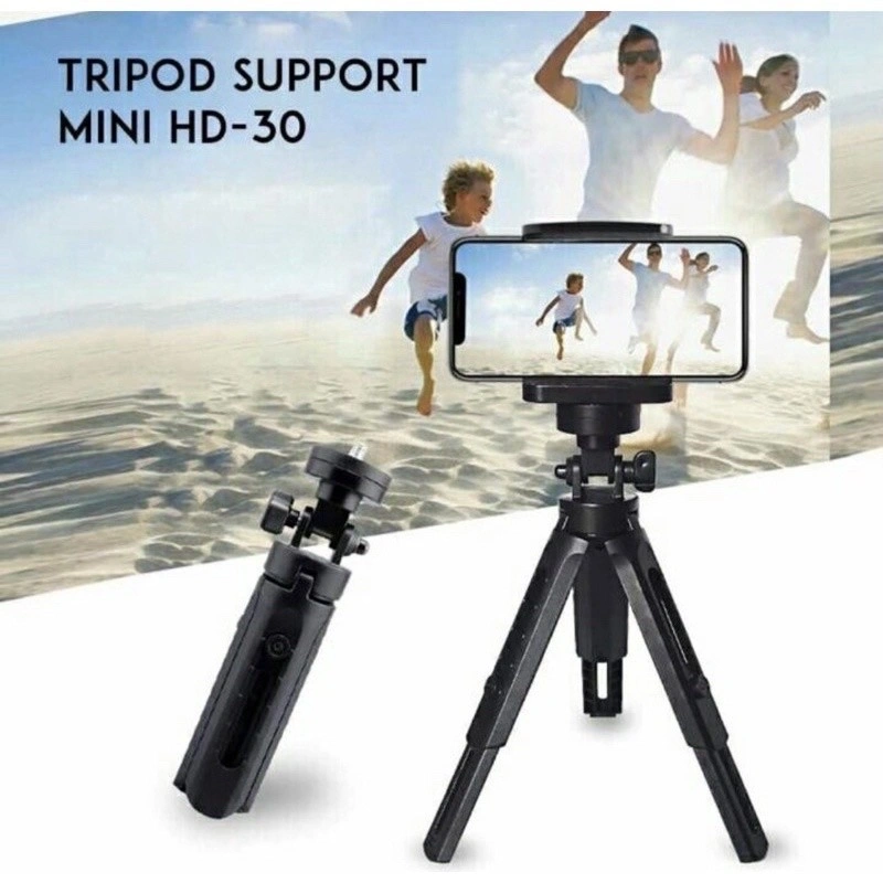 HS-Mini Tripod HD 30 - Tripod Mini Kamera Handphone For Ringlight Tripod