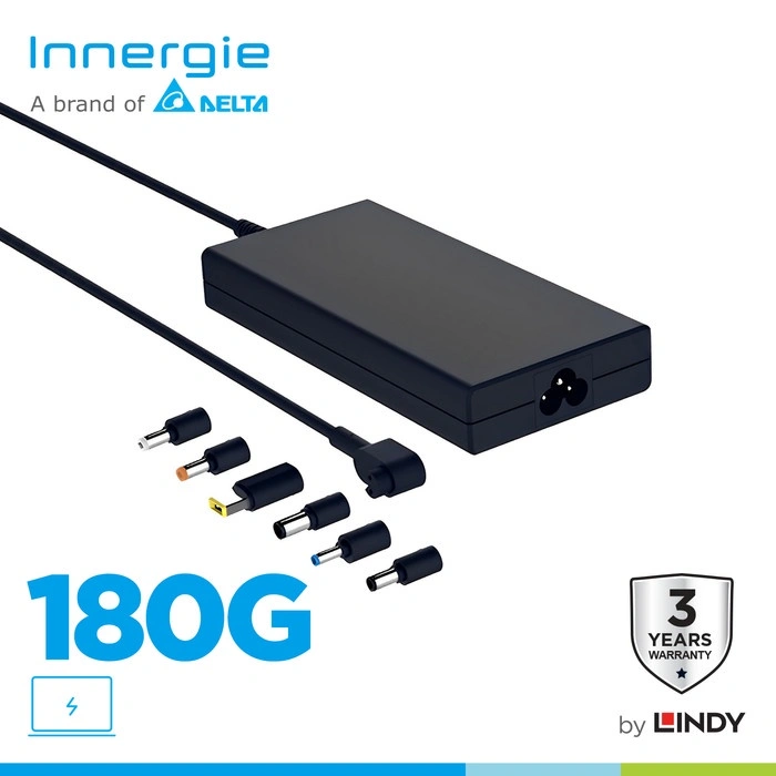 INNERGIE Adapter Laptop T18 for Gaming Charger Laptop Original Universal All in One 180W 150W 19.5V 9.23A