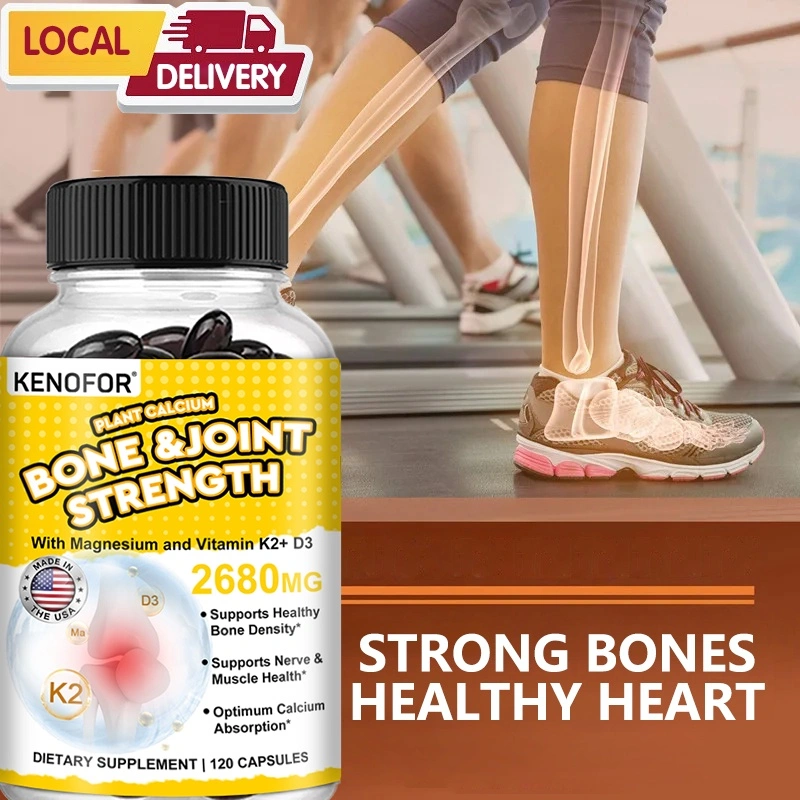 Bone and joint strength supplement that supports healthy bone density and promotes calcium absorption
