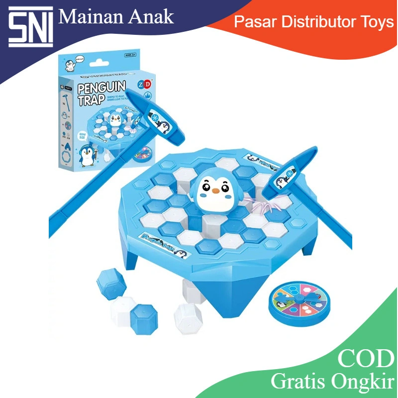 Mainan Anak MINI SIZE TRAP ES KETOK ZD-047 Mainan Ketok Mini Board Game Family & Kids Games