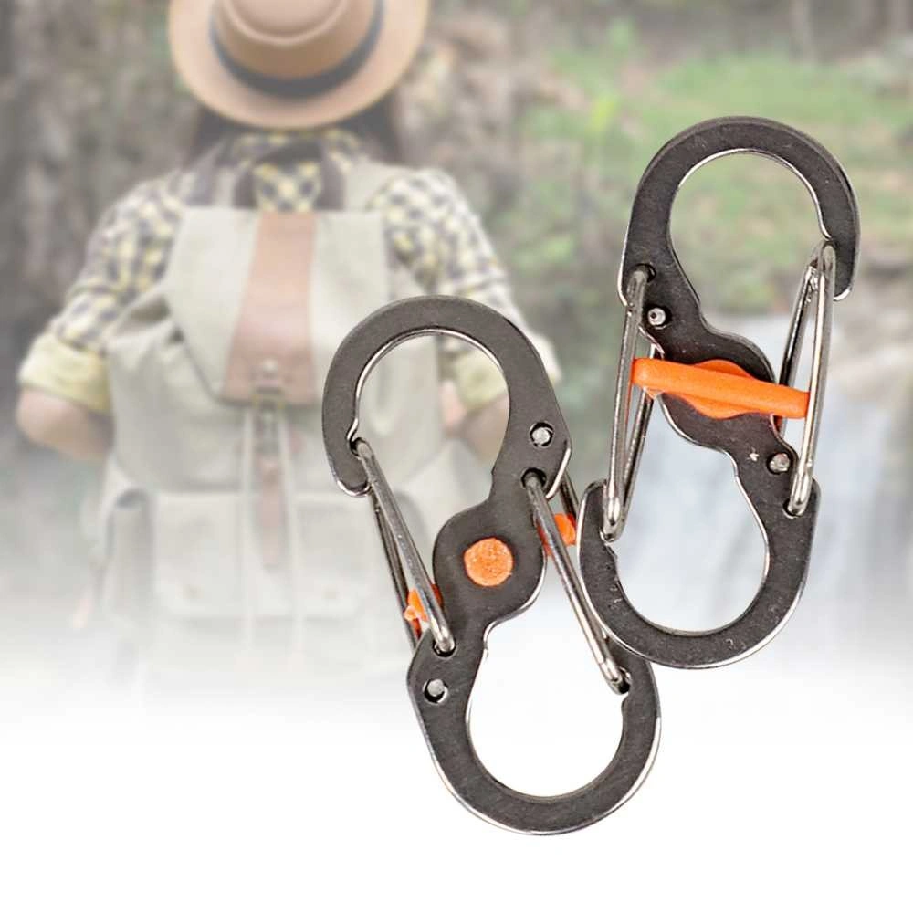 S-Biner Carabiner Pengait Barang Metal Spring Hook - S1217