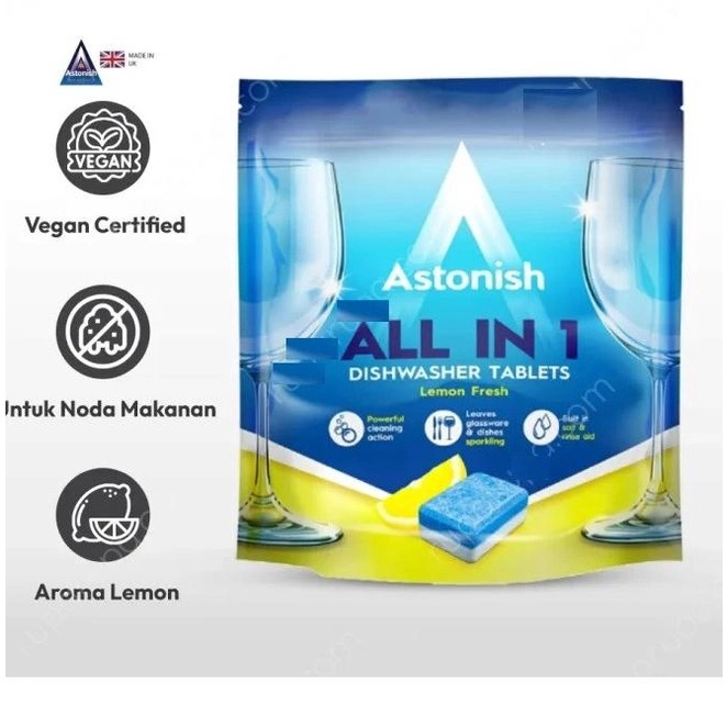 Astonish Set All In 1 Tablet Dishwasher Lemon 42 Pcs