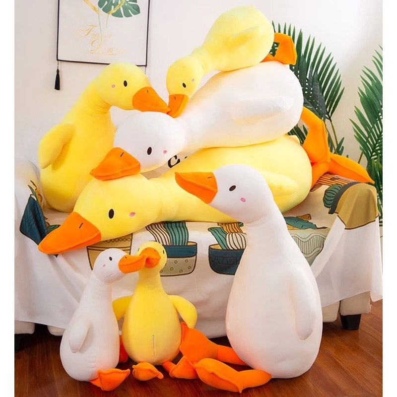 Boneka Angsa Bebek Boneka Guling Bebek Angsa Ukuran L Panjang 60 cm Berlabel SNI Hadiah ulang tahun anak