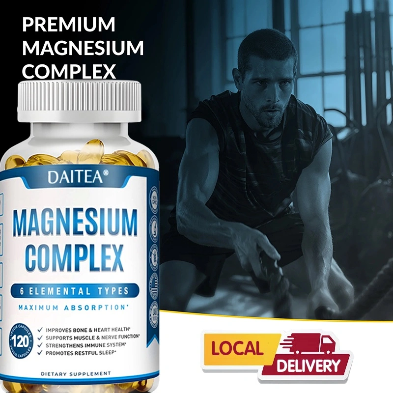 Premium Magnesium Complex - Maximum absorption of magnesium supplement to aid sleep, leg cramps, muscle relaxation
