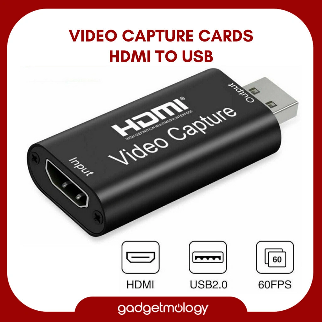 Dongle HDMI Video Capture Input 4K USB Stick Game Live Streaming Youtube PS4 PS5