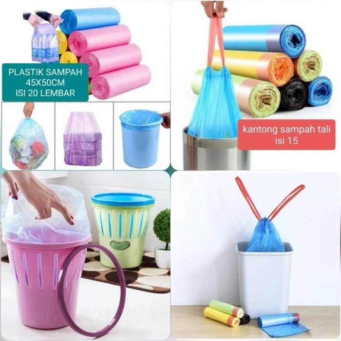 rol plastik kantong tatakan sampah roll gulung kuat