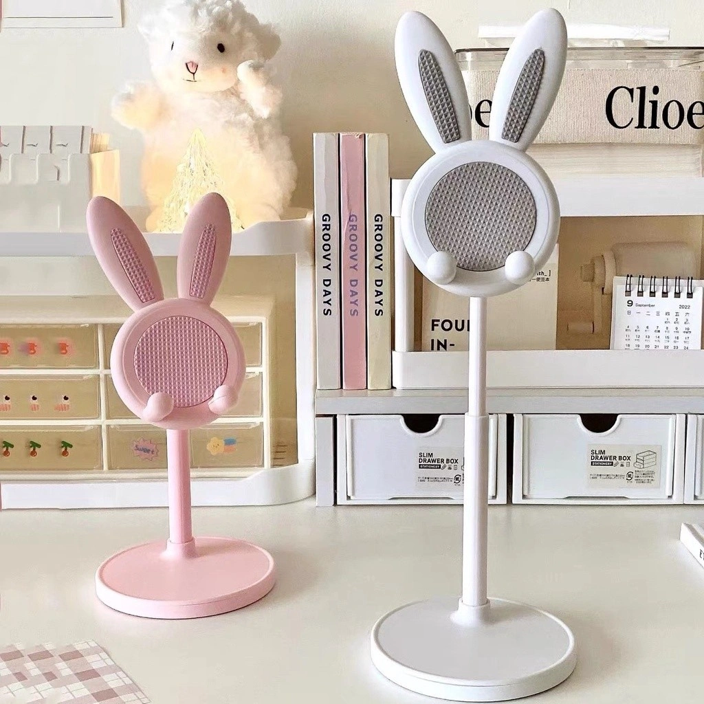 Stand Holder Phone RIK Kelinci Cute Folding Dekstop Universal Portable Keren