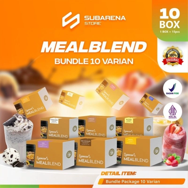 [TRIAL SACHET] Multigrain Spencer's MealBlend - Meal Replacement Solusi Langsing Sehat