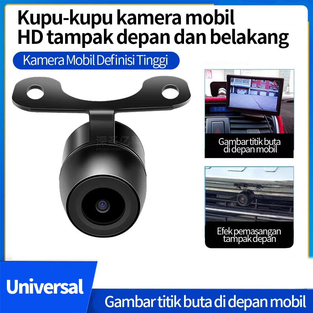 Kamera Mundur Parkir Mobil Camera CCD  Universal Waterproof HD Kamera Penglihatan Malam Kendaraan