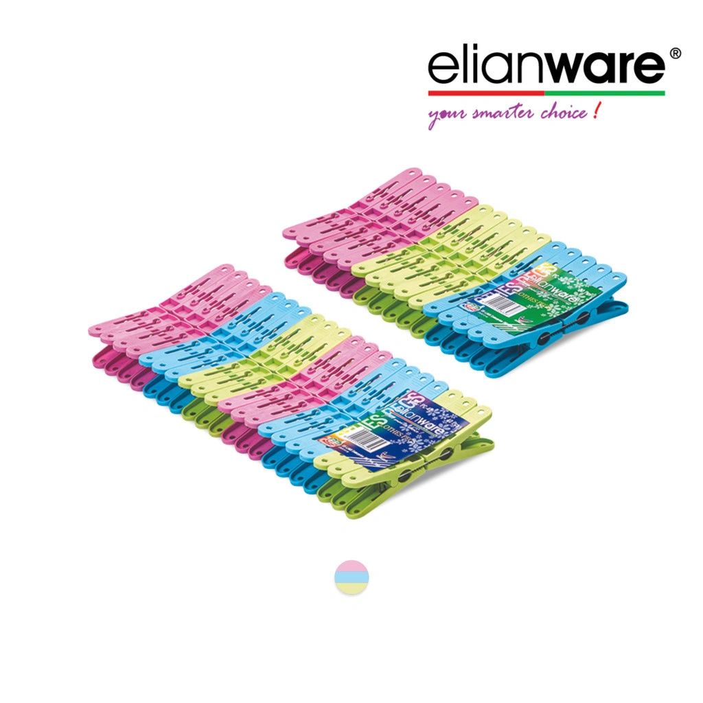 Elianware Multicolor Clothes Pegs Penjepit Jemur Baju, PC-30 (30PCS) & PC-40 (40PCS)