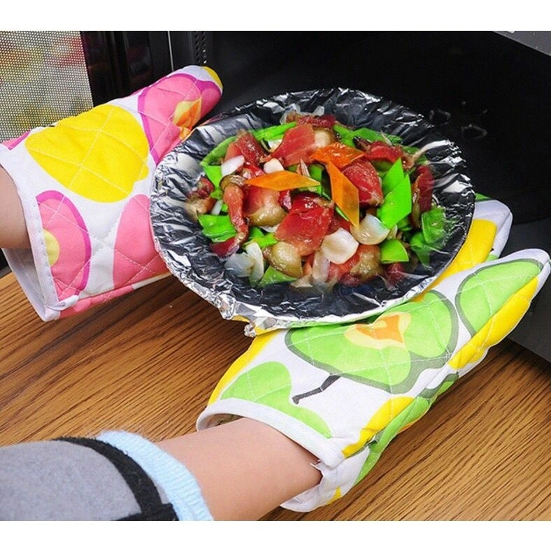 [GROSIR] (DK0259) Sarung Tangan Oven Anti Panas - Pelindung Tangan Tahan Panas untuk Memasak dan Memanggang