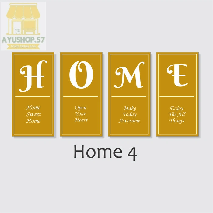 Hiasan Dinding Walldecor Untuk Dekorasi Rumah Minimalis - HOME 027 - HOME4, Hiasan Dinding