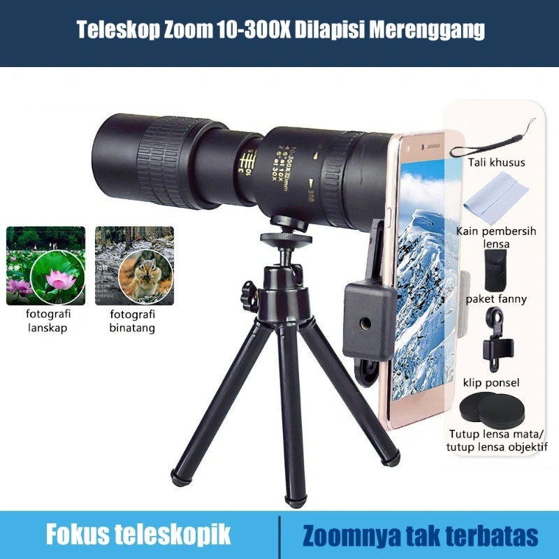 【COD】lensa apexel 40x zoom /Lensa Zoom Yang Dapat Ditarik  HP Lens Kamera TeleZoom Apexel 10x-100x Universal 28X Handphone Bermata HD Ponsel Lensa Camera HP Ponsel Lensa Zoom Optik Dengan  Dengan Tripod Dudukan Ponsel