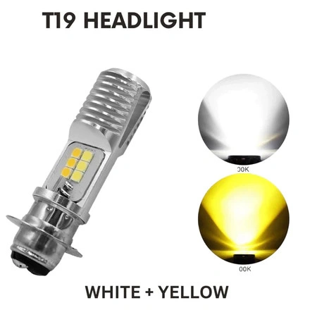 LED Lampu Depan Motor Lampu Led Motor Super Terang Depan Lampu H6 Led Motor Bohlam Lampu Depan Sepeda Motor Led Canbus H6 T19 DC 12V Bohlam Kuning Putih Aksesori Skuter Lampu Hi Lo Lampu Led Motor Super Terang