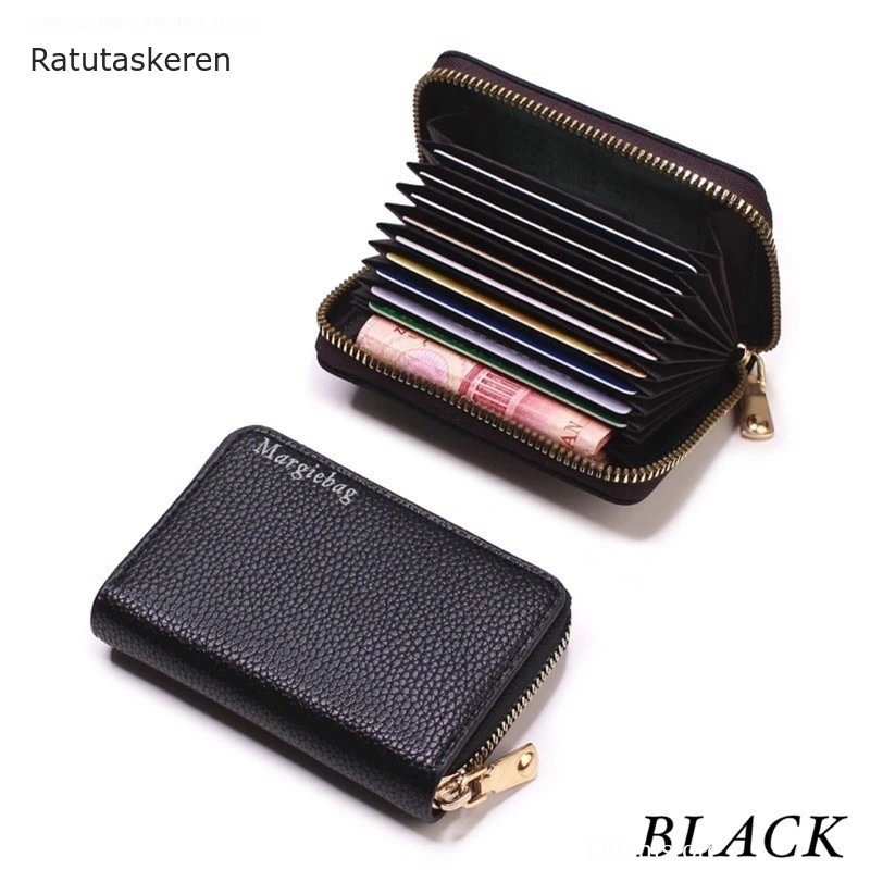 Dompet Kartu Import Zamzam AZKA Kulit PU - Card Holder Import ( 100% IMPORT ) Dompet Kartu Pria Wanita Fashion Korea - Dompet Kartu Model Terbaru [PD15 Keren