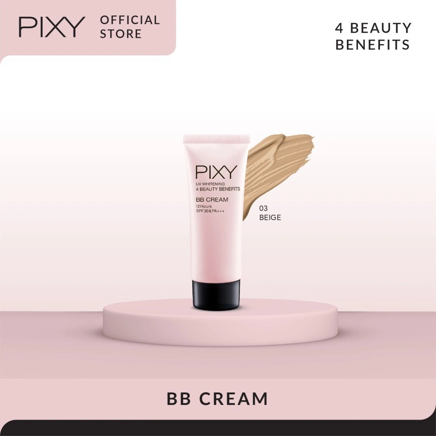 PIXY Uv Whitening BB Cream 4 Beauty Benefits 03 Beige