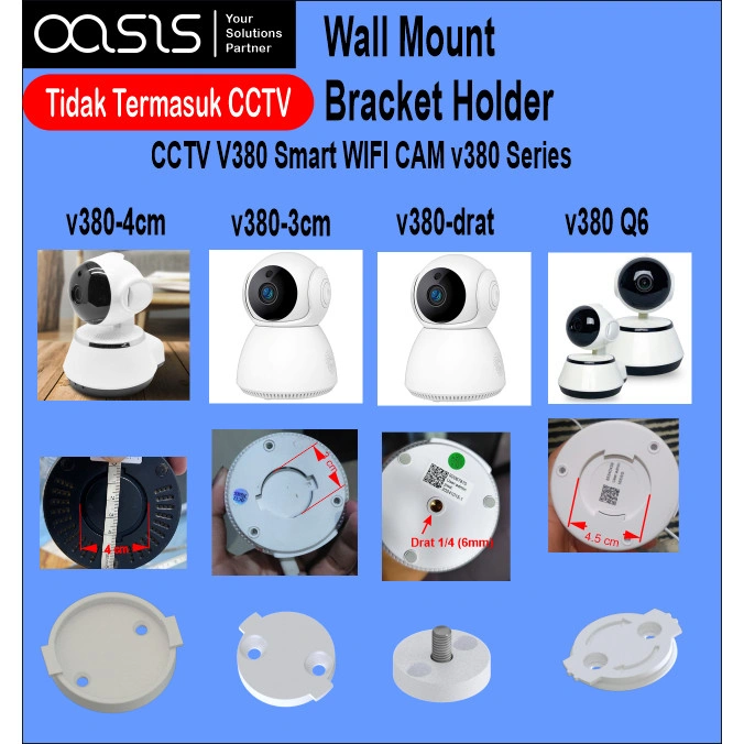 IP Camera CCTV V380  Wall Mount Bracket Holder