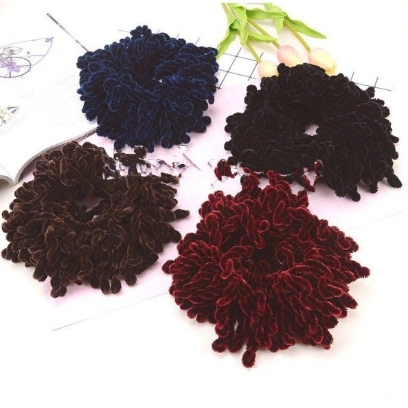 Ikat Rambut RIK Ubur Ubur Kunciran Cendol Cepolan Hijab Scrunchie Jumbo BesaR Ikat Rambut Ubur Ubur Cepol Hijab 100 Jurai Besar Keren