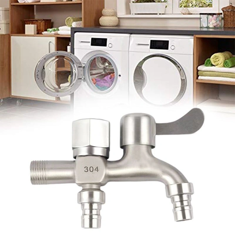 Kran Cabang Shower Mesin Cuci SUS 304 - Keran Shower/Keran Kontrol Ganda Keran Kolam Pel Mesin Cuci Keran Terintegrasi/Kran Cabang Keran Air Mesin Cuci  jsayu