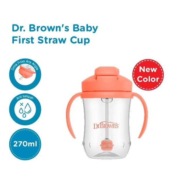Dr.Brown's Baby First Straw Cup / cups anak / Botol Minum Anak - 91010