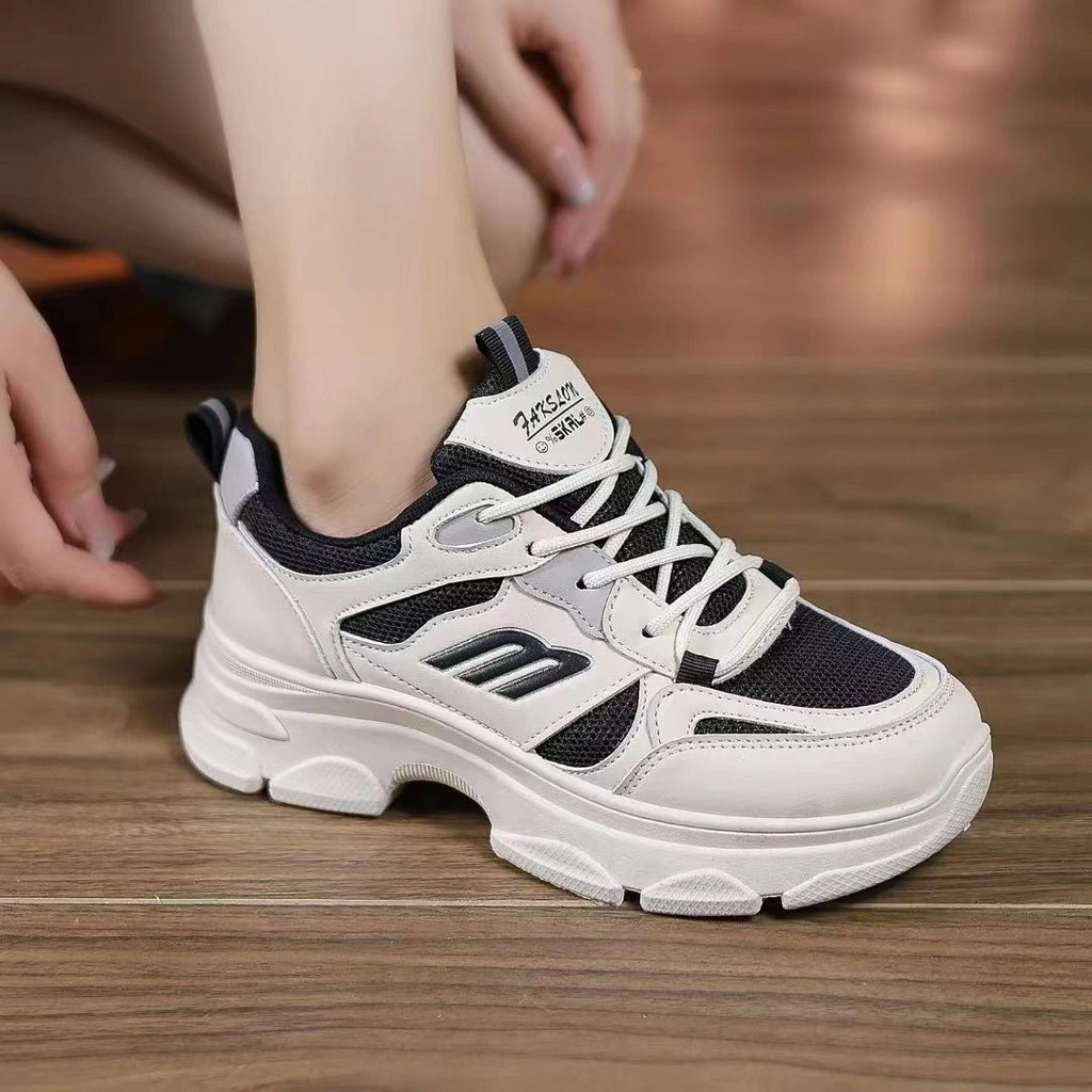CF TZ33 Sepatu Sneakers AKSLON  m Tali Wanita Fashion Shoes Casual With Box Bisa Cod