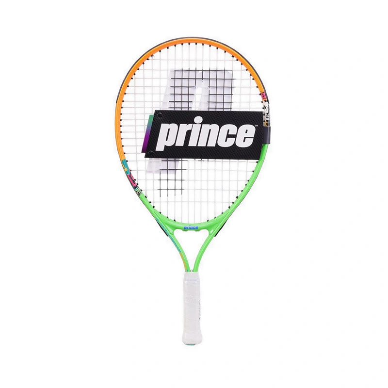 Prince Ace Face 21 Strung G03 Junior Tennis Racket - Green / Orange