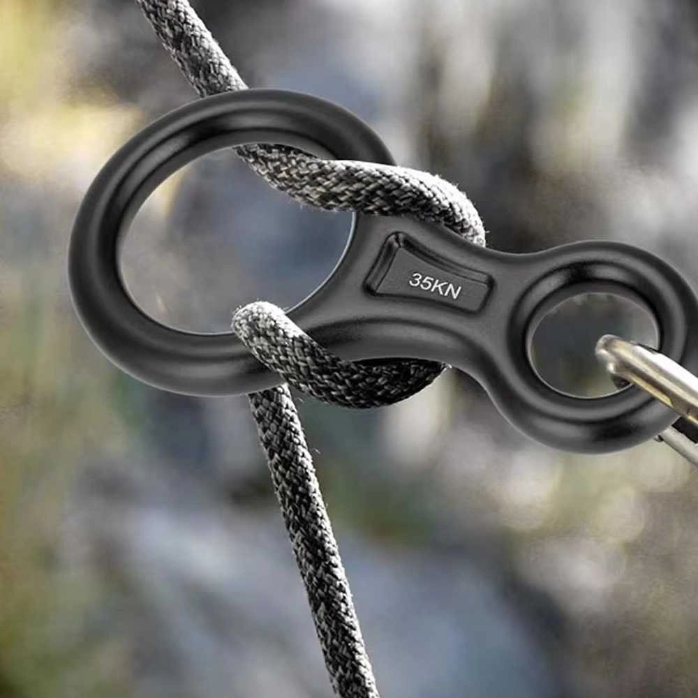 Digap Snowtain Figure 8 Descender Ring Climbing Aviation Aluminium 35KN - SN-35