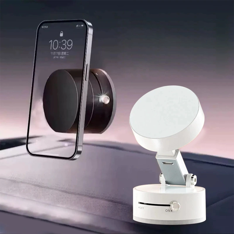 Magnetic Phone Holder For Car Vacuum PUTAR 360° Pasang di Mobil/Meja