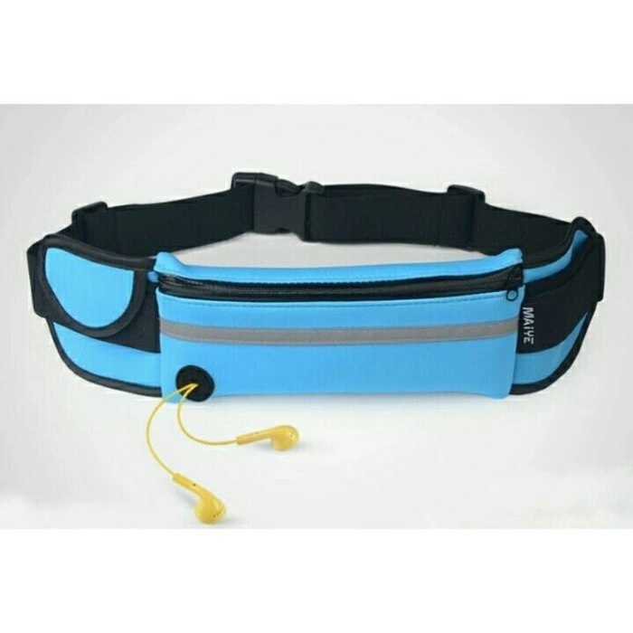 Tas Ikat Pinggang Lari RIK  Water Proof 1 Kantung / Go Belt / Running Belt Keren