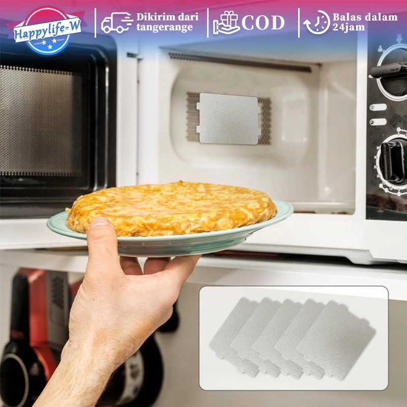 Universal Oven Microwave Pelat Mika 118 X 100 Mm Mica Plate Microwave Gelombang Panduan Isolasi Penutup Lembaran Piring