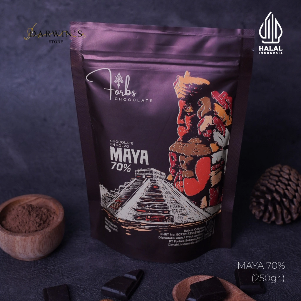 Forbs Cokelat Bubuk Premium | 100% Cocoa Powder Murni untuk Kue, Baking & Minuman - DarwinStore