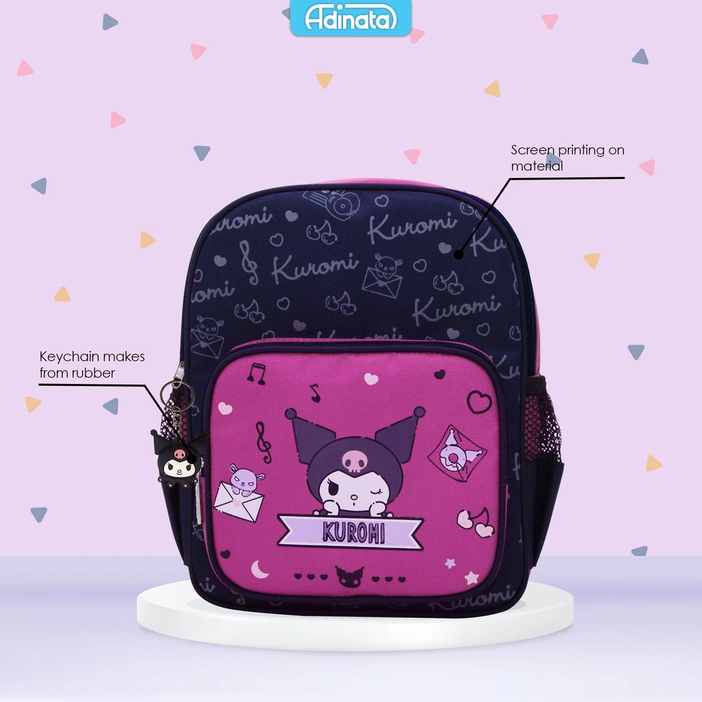 Adinata Kuromi Nara Tas Sekolah Ransel S Anak Perempuan Tas Fashion