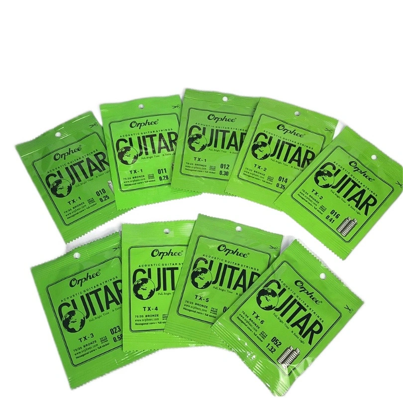 Senar Gitar Akustik Orphee TX Series Satuan - PROMO BONUS PICK GITAR + HOLDER Original