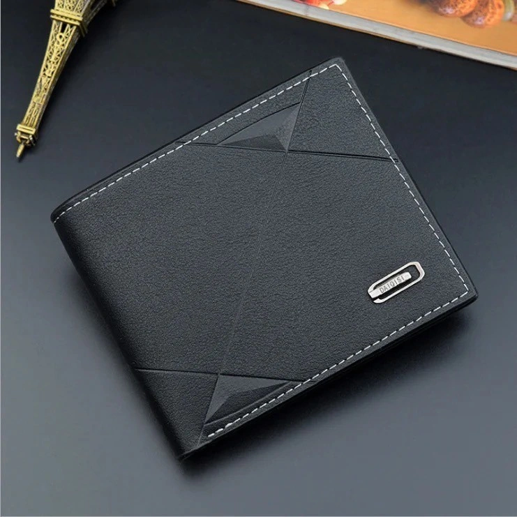 Dompet Pria Lipat RIK D10  Men Fashion Letter Wallet Keren