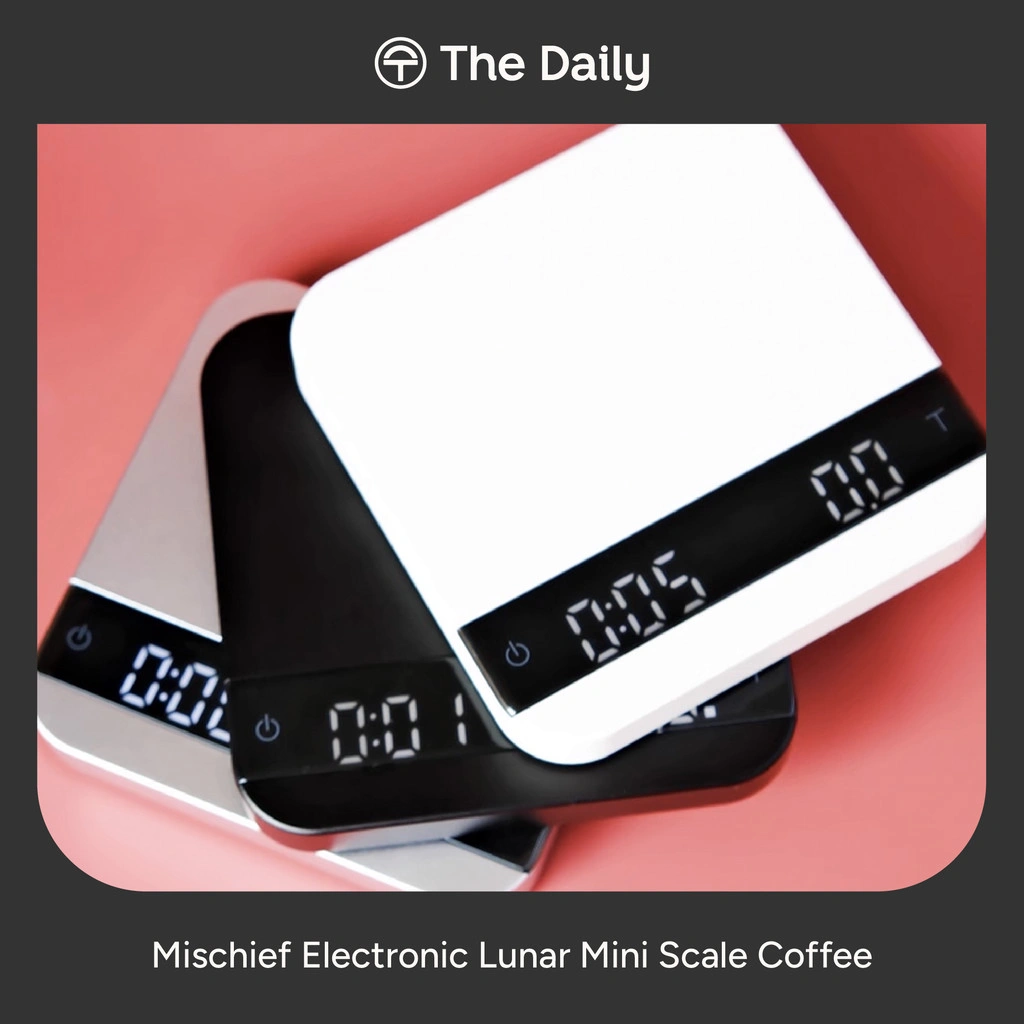 Mischief Electronic Lunar Mini Matcha Coffee Scale - Timbangan Portable Kecil Digital LED