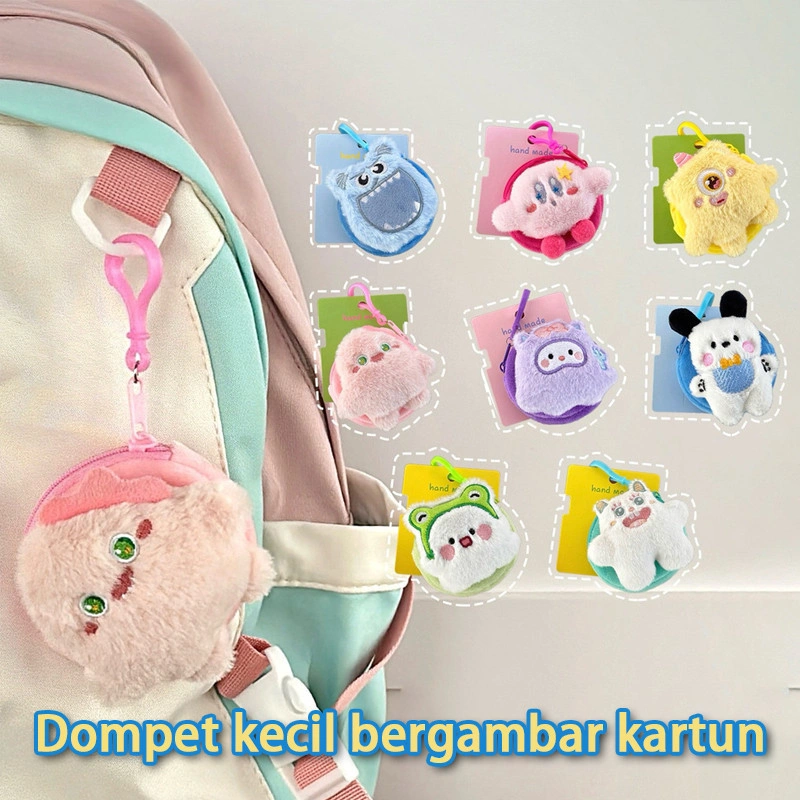 Gantungan Kunci & Dompet Koin Little Monster - Souvenir Lucu Viral 2025