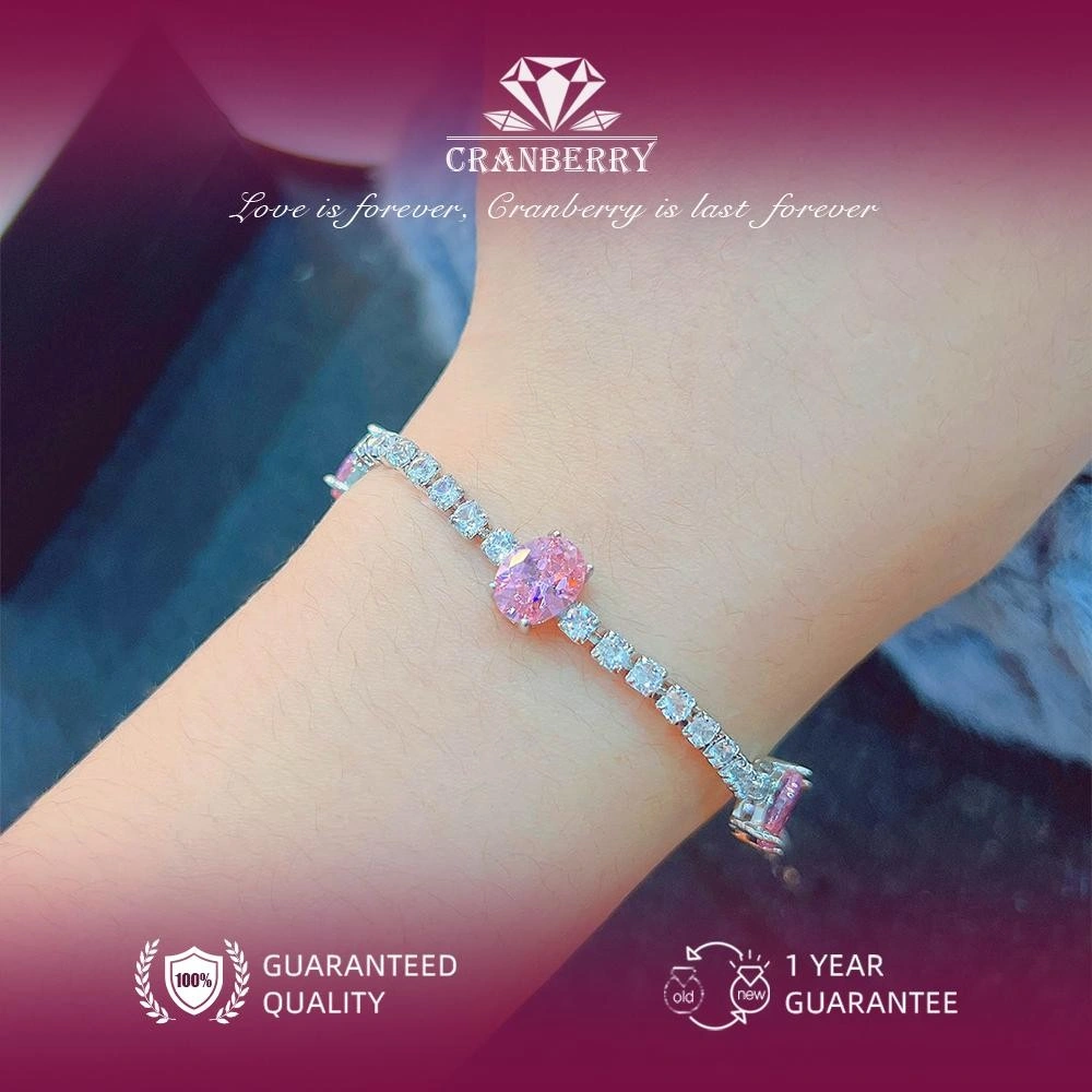 Gelang Bracelet Perhiasan Wanita Fashion Tangan Bangle Couple Pasangan Wanita High Quality Grade VVS1 5A Store Anti Karat Luntur Berubah Garansi 1 Tahun B14