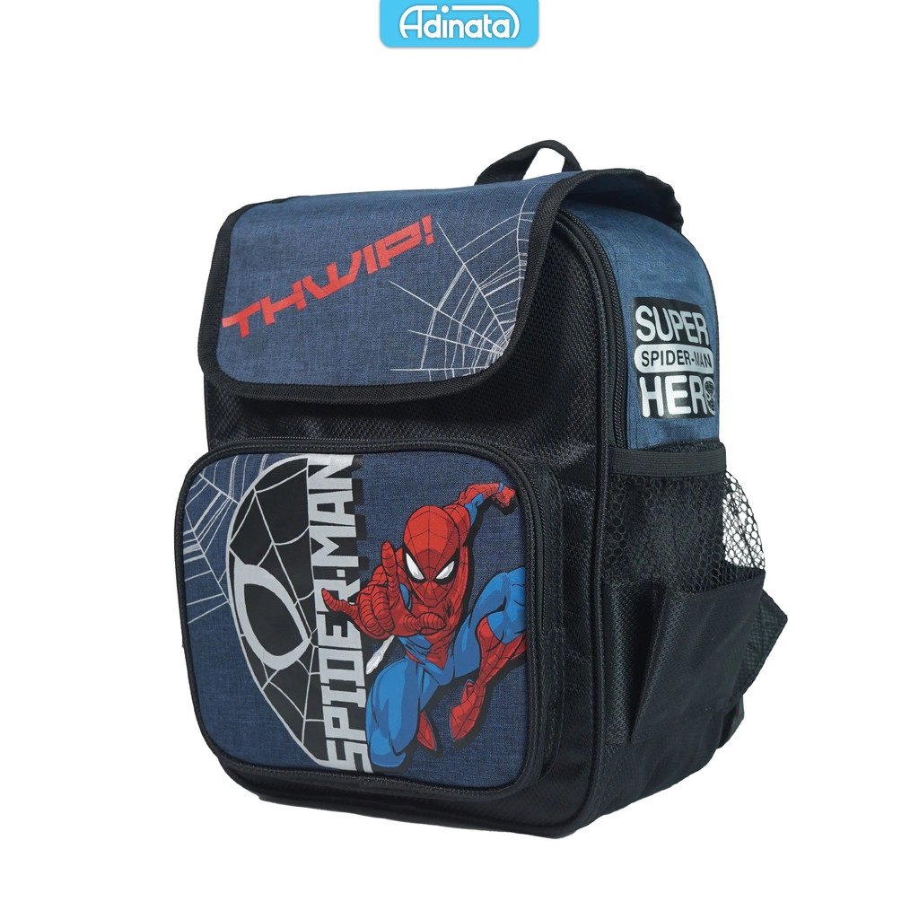 Adinata Spiderman Thwip Tas Sekolah Ransel S Anak Laki-Laki Tas Fashion