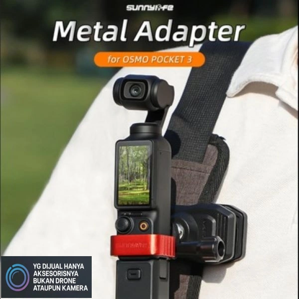 Sunnylife Aluminum Alloy Adapter Mount Frame Bracket DJI Osmo Pocket 3