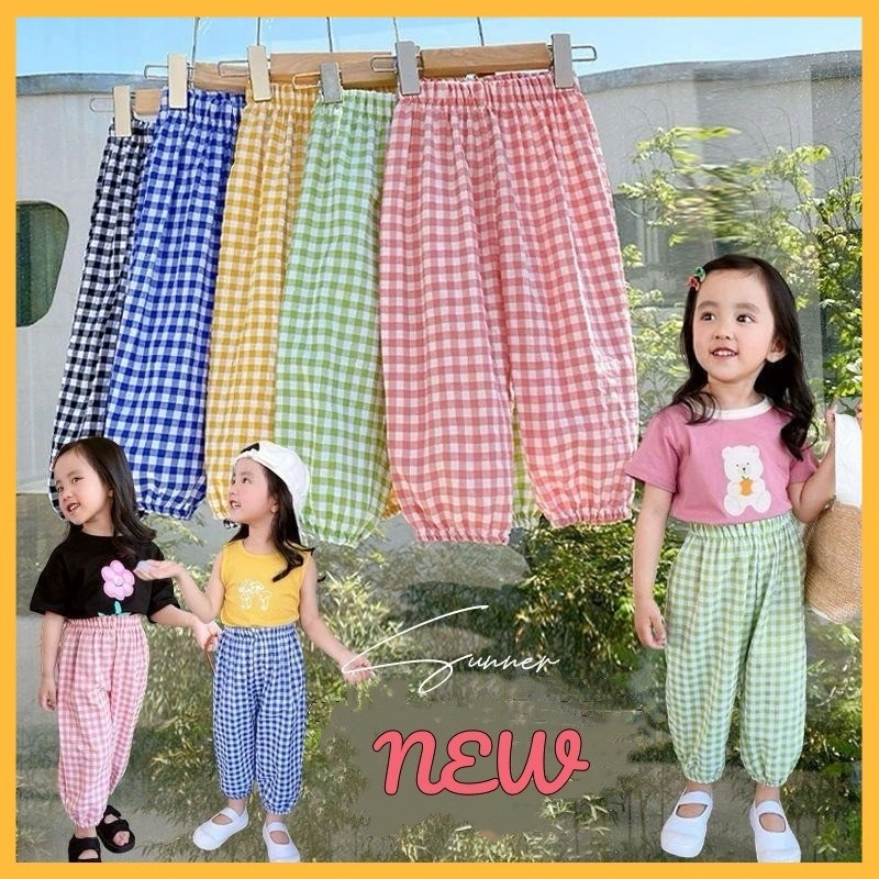 Celana Panjang Joger Anak Perempuan Cewek Import Motif Terbaru