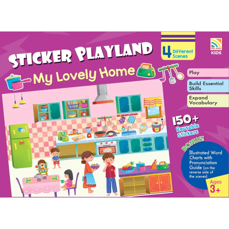Pelangi Kids Sticker Playland: My Lovely Home - Creative Sticker Activity for Kids
