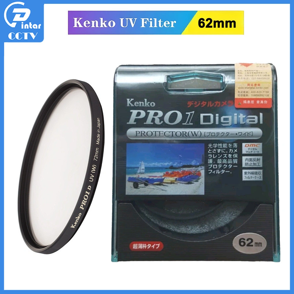 Kenko UV Filter PRO1 Digital Lensa Filter 62mm For DSLR Kamera Nikon Canon Sony Lens Aksesori