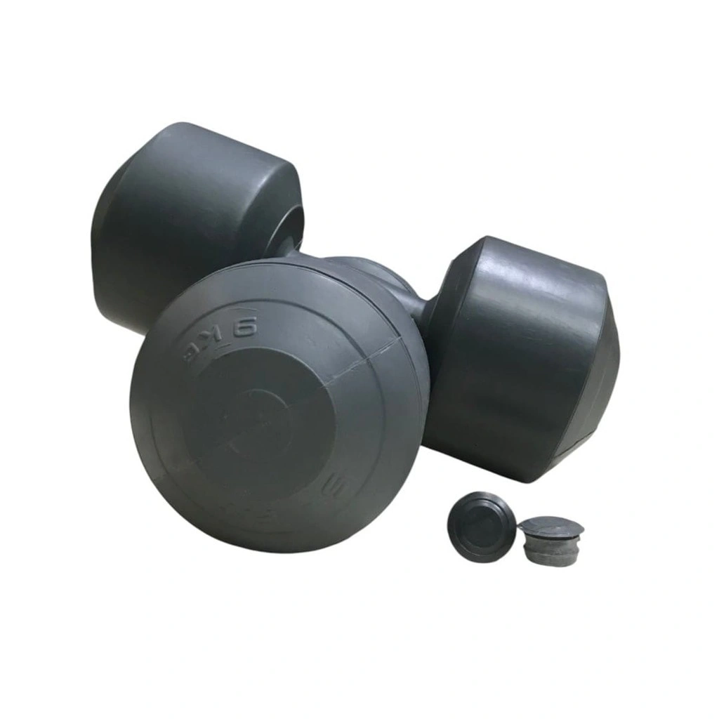 Sportivo Simplyfit COVER Dumbbell Barbel 9KG Premium Heavy Duty Fitness Gym + Tutup Gratis TANPA ISI