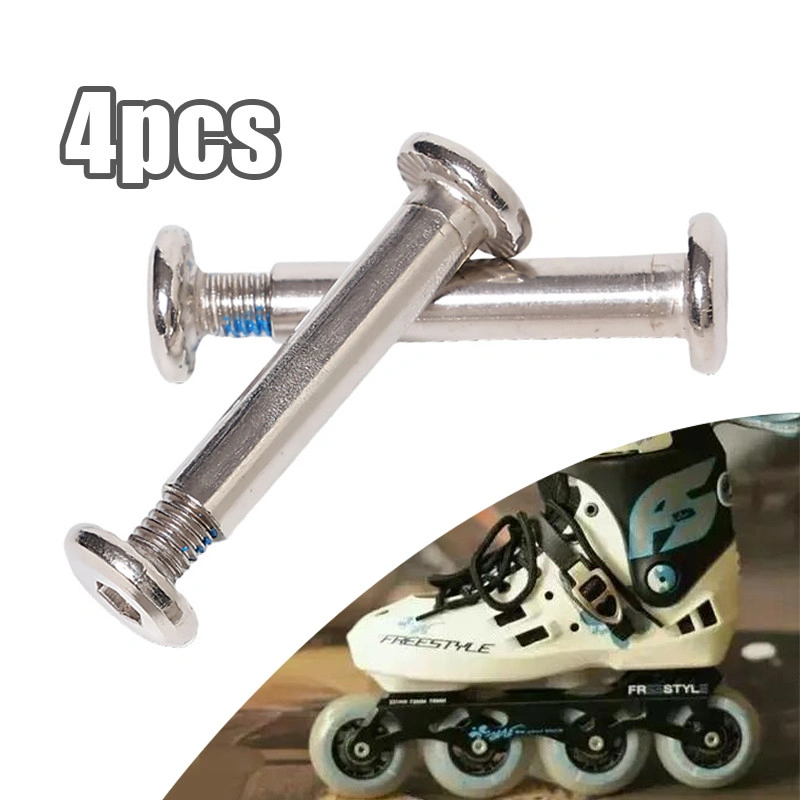 4pcs Baut Sepatu Roda Anak As Pendek 31mm Baut Inline Skate Mur Set Sepatu Roda