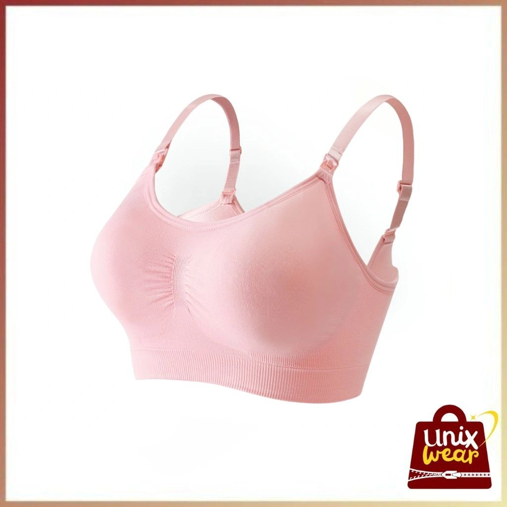 UnixWear - Bra Menyusui Tanpa Kawat Pengait Sorex Rajut Nursing Premium Maternity Depan Gesper